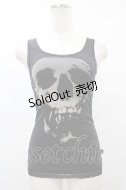 画像1: HYSTERIC GLAMOUR / プリントタンク  黒 H-25-08-24-1045-PU-TO-KB-ZH