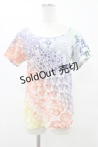 HYSTERIC GLAMOUR / HYS MANDARA pt Tシャツ  白 H-25-08-24-1046-PU-TO-KB-ZH