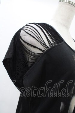 画像3: HYSTERIC GLAMOUR / 肩切替プリントカットソー  黒 H-25-08-24-1060-PU-TO-KB-ZH