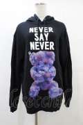 MILKBOY / NEVER SAY NEVER HOODIE  黒 H-25-08-24-1063-MB-TO-KB-ZH