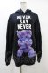 画像1: MILKBOY / NEVER SAY NEVER HOODIE  黒 H-25-08-24-1063-MB-TO-KB-ZH (1)