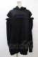 画像1: NieR Clothing / オフショルプルパーカー  黒 H-25-08-24-1064-PU-TO-KB-ZH (1)