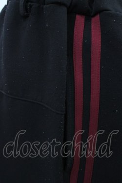画像4: Deorart / サイドラインジャージ・スリムパンツ  黒×赤 H-25-08-24-1027-PU-PA-KB-ZH