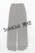 axes femme / フロッキードットプリーツ切替パンツ  茶 H-25-08-24-1028-AX-PA-KB-ZH