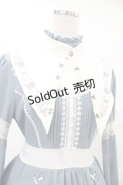 画像4: Ozz oneste / 秋薔薇襟付きワンピース  サックス H-25-08-24-1029-OO-OP-KB-ZH