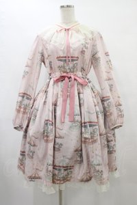 Melody BasKet / Etoile Carrouselワンピース  ピンク H-25-08-24-1031-LO-OP-KB-ZH