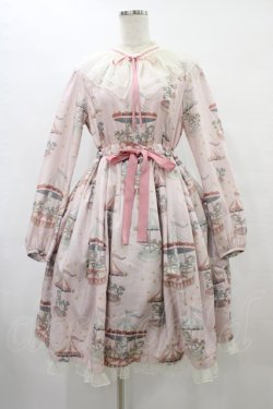 画像1: Melody BasKet / Etoile Carrouselワンピース  ピンク H-25-08-24-1031-LO-OP-KB-ZH