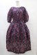 画像1: Jane Marple Dans Le Salon / Marie Antoinette drawstring sleeve dress Free ネイビー H-25-08-24-1032-JM-OP-KB-ZH (1)
