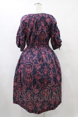 画像2: Jane Marple Dans Le Salon / Marie Antoinette drawstring sleeve dress Free ネイビー H-25-08-24-1032-JM-OP-KB-ZH