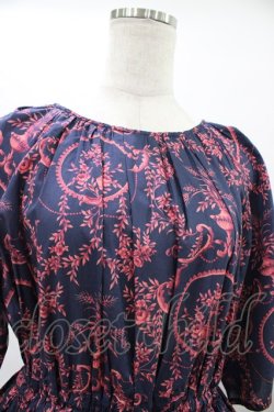 画像4: Jane Marple Dans Le Salon / Marie Antoinette drawstring sleeve dress Free ネイビー H-25-08-24-1032-JM-OP-KB-ZH