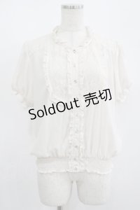 axes femme / ヨーク切替ブラウス M 生成り H-25-08-24-049-AX-BL-NS-ZH