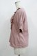 画像2: Fi.n.t / スクエアネックフリルブラウス Free PINK BROWN H-25-08-24-053-CA-BL-NS-ZH (2)