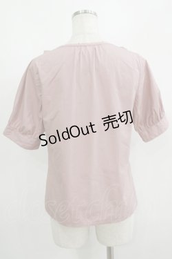 画像3: Fi.n.t / スクエアネックフリルブラウス Free PINK BROWN H-25-08-24-053-CA-BL-NS-ZH