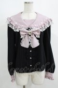 Ank Rouge / プチリボンセーラーブラウス M ブラック H-25-08-24-054-CA-BL-NS-ZH