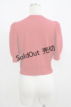 画像3: LILLIAN CARAT / ロゴデザインカーディガン 2 レッド H-25-08-24-059-PU-TO-NS-ZH