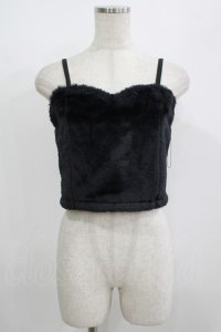 Jamie エーエヌケー / フェイクファービスチェ M ブラック H-25-08-24-062-LO-TO-NS-ZH