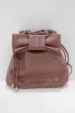 画像2: m petit by misako / NINA'Sコラボ/リボンキンチャクショルダーバッグ  ピンク H-25-08-24-064-LO-BG-NS-ZH