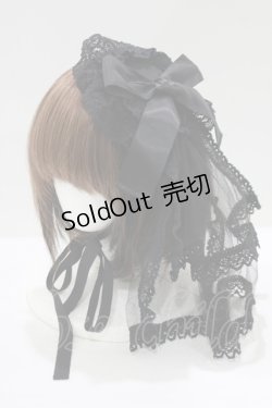 画像1: ALICE and the PIRATES / 円型ヘッドドレス  ブラック H-25-08-24-067-PA-AC-NS-ZH