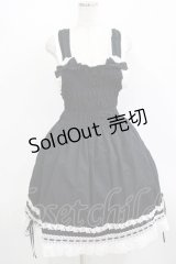BABY,THE STARS SHINE BRIGHT / シャーリングプリンセスジャンパースカート Free ブラック H-25-08-24-006-BA-OP-NS-ZH