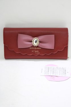 画像1: m petit by misako / サンリオキャラクターズコラボ ハローキティ 長財布  レッド H-25-08-24-069-LO-ZA-NS-ZH