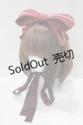 metamorphose / ブレード付リボンヘッドドレス  ボルドー H-25-08-24-073-ME-AC-NS-ZH