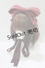 metamorphose / ブレード付リボンヘッドドレス  ボルドー H-25-08-24-073-ME-AC-NS-ZH
