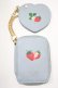 画像1: m petit by misako / AMハートミラーツキポーチ  サックス H-25-08-24-074-LO-ZA-NS-ZH (1)