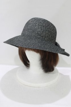 画像1: axes femme / バックリボンハット Free グレー H-25-08-24-081-AX-AC-NS-ZH