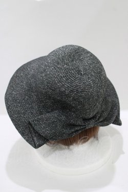 画像2: axes femme / バックリボンハット Free グレー H-25-08-24-081-AX-AC-NS-ZH