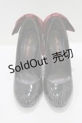 mayla classic / シェドリーネ 10.5CM パンプス 37（24.0〜24.5） ブラックエナメル H-25-08-24-082-LO-SH-NS-ZH