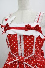画像6: Angelic Pretty / うさぎちゃんポッケジャンパースカート Free レッド H-25-08-24-007-AP-OP-NS-ZH (6)
