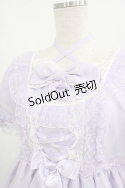 画像4: Angelic Pretty / Lovelyオーガンジーワンピース Free ラベンダー H-25-08-24-001-AP-OP-NS-ZH
