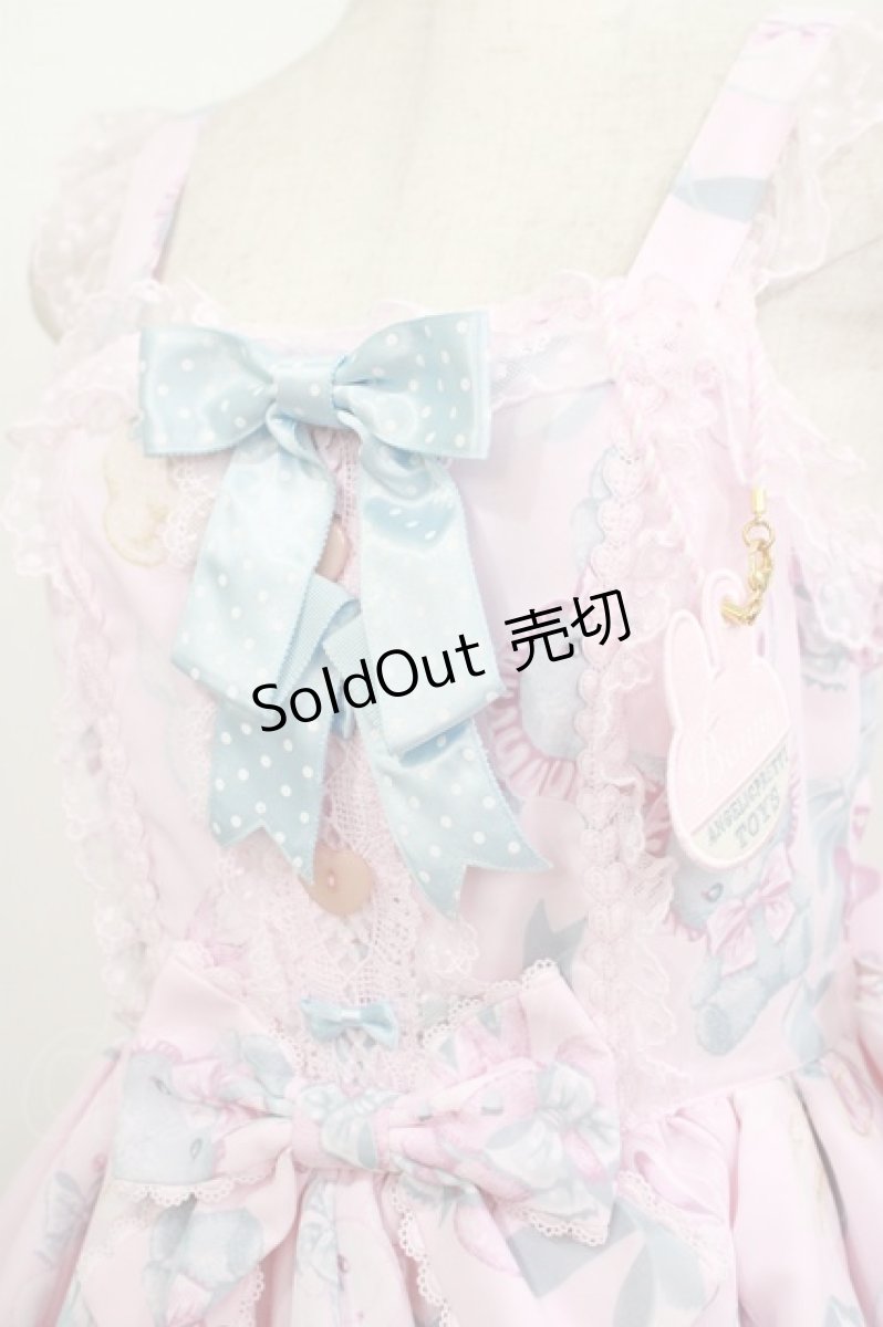 画像5: Angelic Pretty / Moco moco Bunnysジャンパースカート Free ピンク H-25-08-24-012-AP-OP-NS-ZH (5)
