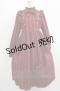Physical Drop / ナース風ワンピース・ヘッドドレスセット Free ボルドー H-25-08-24-013-LO-OP-NS-ZH
