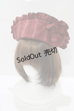 画像4: Physical Drop / ナース風ワンピース・ヘッドドレスセット Free ボルドー H-25-08-24-013-LO-OP-NS-ZH