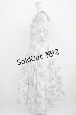 画像2: m petit by misako / トワルドジュイOPハンソデ M オフ/サックス H-25-08-24-017-LO-OP-NS-ZH
