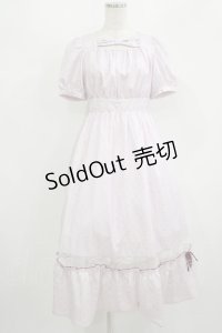 evelyn / バストリボンロングワンピース Free ピンク H-25-08-24-020-LO-OP-NS-ZH
