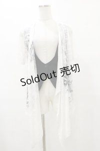 GHOST of HARLEM / レイヤード風ジレ  白×黒 H-25-08-25-1050-GL-TO-KB-ZH