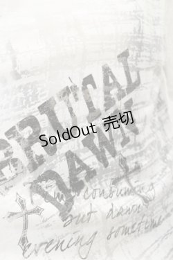 画像4: GHOST of HARLEM / レイヤード風ジレ  白×黒 H-25-08-25-1050-GL-TO-KB-ZH