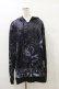 画像1: NieR Clothing / 総柄ZIPパーカー F 黒 H-25-08-25-1008-PU-TO-KB-ZH (1)