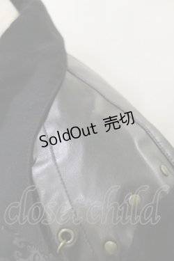 画像3: h.NAOTO / 異素材切替ブラウス  黒 H-25-08-25-1054-HN-BL-KB-ZH