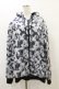 画像1: NieR Clothing / ふわもこ総柄ZIP PARKA F グレー H-25-08-25-1009-PU-TO-KB-ZH (1)