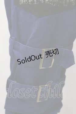 画像3: SEX POT ReVeNGe / タックベルトパンツ S ブルー H-25-08-25-1066-SP-PA-KB-ZH
