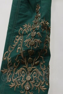 画像3: OZZ ANGELO / 刺繍パンツ  グリーン H-25-08-25-1069-OO-PA-KB-ZH