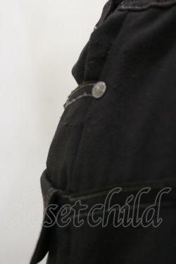 画像3: OZZ ANGELO / 刺繍ポケットパンツ  黒 H-25-08-25-1071-OO-PA-KB-ZH