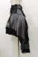 画像3: FRILL / 刺繍ストライプフィッシュテールスカート  黒 H-25-08-25-1073-HN-SK-KB-ZH (3)