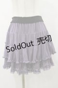 axes femme / ティアードミニスカート  パープル H-25-08-25-1083-AX-SK-KB-ZH