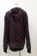 画像2: NieR Clothing / 総柄ZIPパーカー  黒 H-25-08-25-1013-PU-TO-KB-ZH (2)