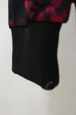 画像3: NieR Clothing / 総柄ZIPパーカー  黒 H-25-08-25-1013-PU-TO-KB-ZH