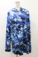 画像1: NieR Clothing / 総柄プルパーカー F 青 H-25-08-25-1003-PU-TO-KB-ZH (1)